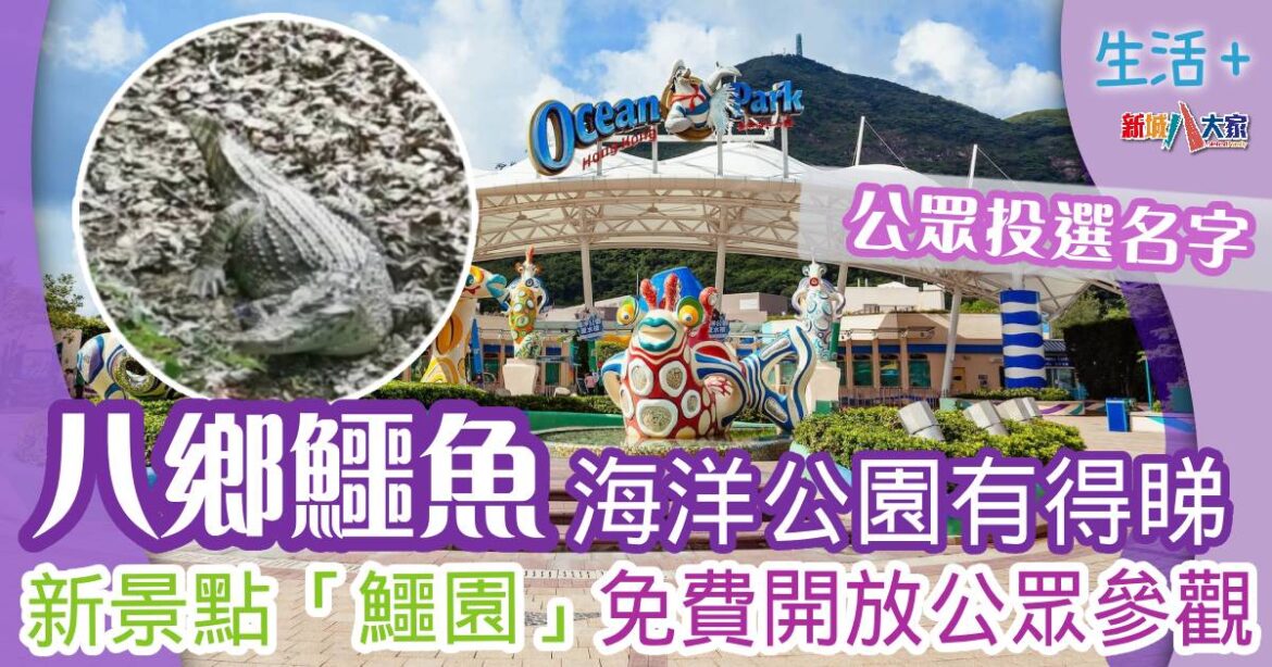 八鄉鱷魚獲命名一種水果 海洋公園「鱷園」免費開放公眾參觀