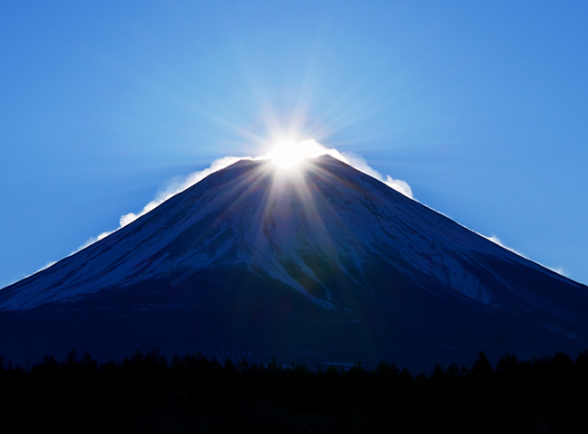 生活-旅遊-日本-富士山-鑽石富士-珍珠富士