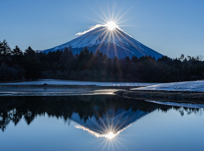 生活-旅遊-日本-富士山-鑽石富士-珍珠富士