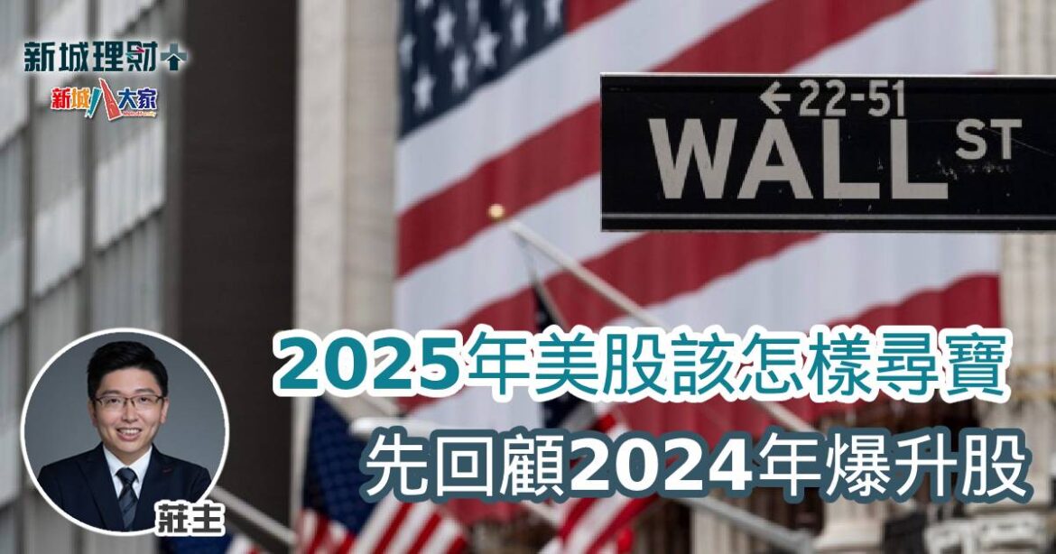 2025年美股該怎樣尋寶 先回顧2024年爆升股