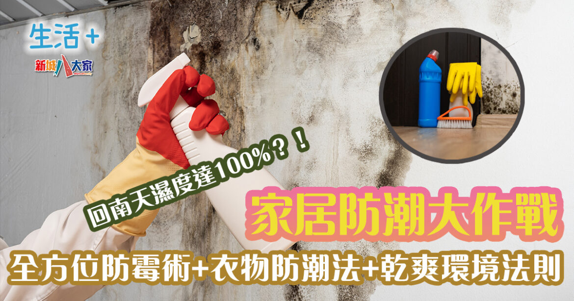 【生活+】回南天濕度達100%？！家居防潮大作戰 打造乾爽家居