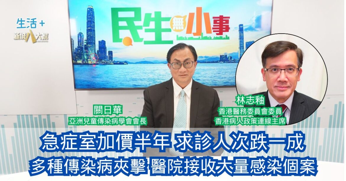 民生無小事｜急症室加價半年求診人次跌一成 多種傳染病夾擊 醫院接收大量感染個案