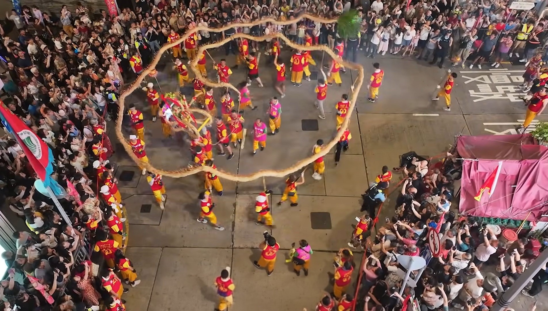 香港仔中秋火龍盛會-香港仔舞火龍-壁畫打卡-45米巨